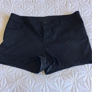 8/15 Black jean short shorts